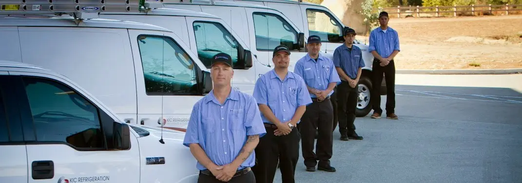 KIC Refrigeration crew ready for Mini Split Repair jobs across Temescal Valley